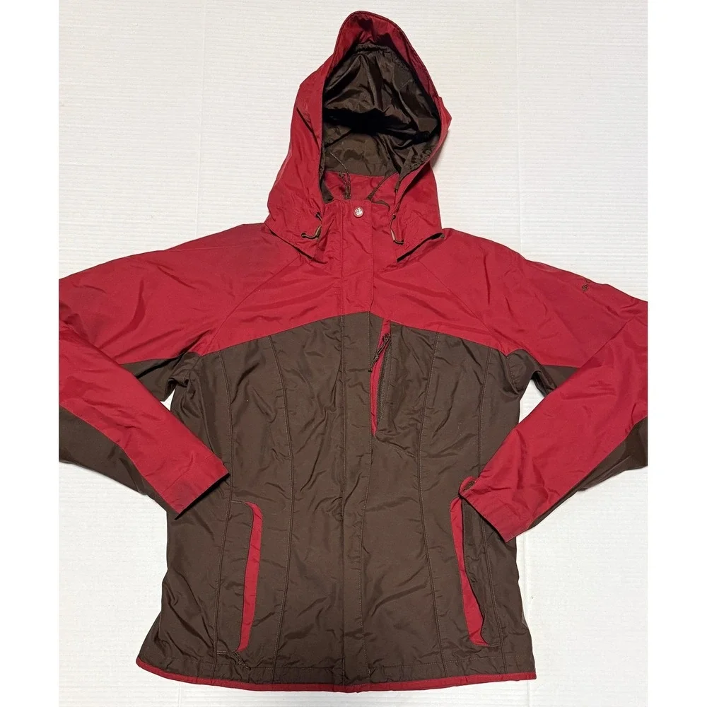 COLUMBIA Interchange Shell - Women's Waterproof Hooded Full Zip Jacket - Medium